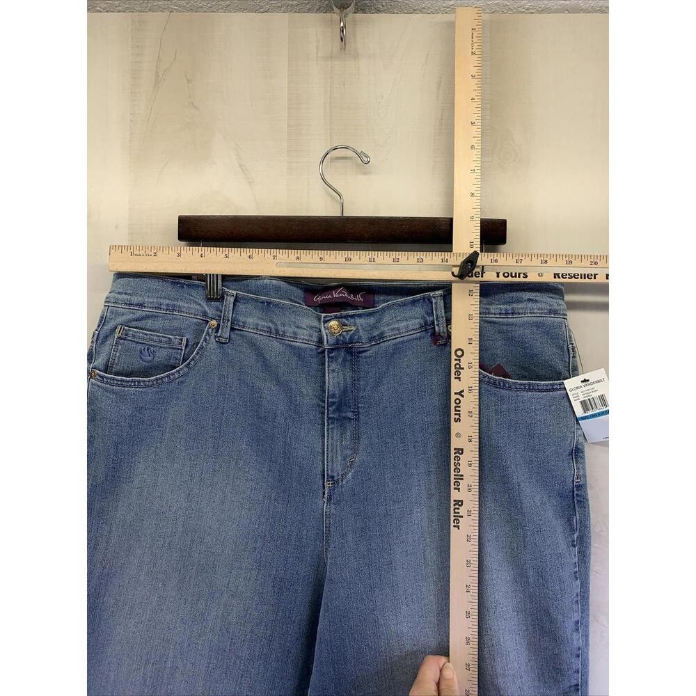 Gloria Vanderbilt Amanda Stretch Slimming Blue Jeans Size 18 NWT-6197 - Picture 3 of 10